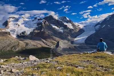 Rocheuses canadiennes, glacier Athabaska - © Da Encarnacao Xavier Rocheuses canadiennes, glacier Athabaska
