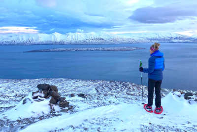 Vue sur l'océan © Boitard-Thomas Lizza Vue sur l'océan en Islande, voyage en hiver
