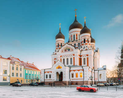 cathédrale Alexandre Nevski, Tallinn, Estonie