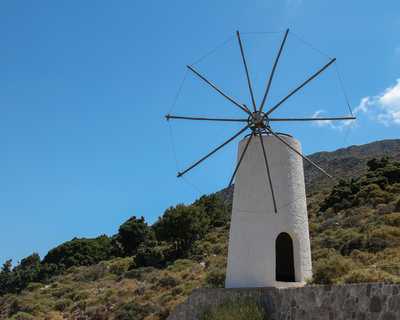 Crete, moulin sur le plateau de Lassithy