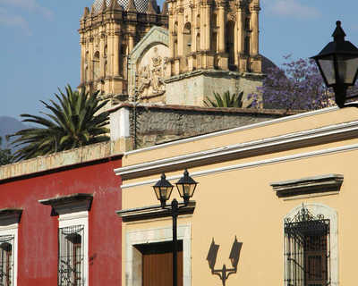 grande cathédrale Notre-Dame de l'assomption à Oaxaca, Mexique
