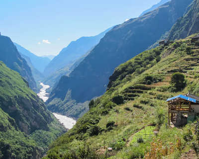 Les Gorges du Saut du Tigre à Lijiang dans la province de Yunnan
