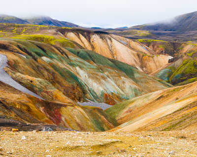 Montagnes colorées de Landmannalaugar en Islande