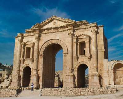 Portique d'entrée à Jérash, Jordanie