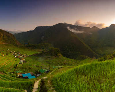 Rizières en terrasses de Banaue au nord de Luzon, aux Philippines