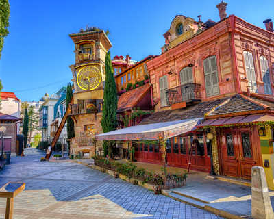 vieille ville de Tbilisi, capitale de la Géorgie