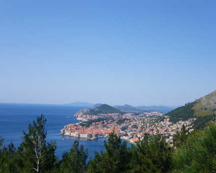 Croatie, vue sur Dubrovnik