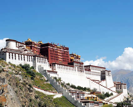 Palais du Potala à Lhassa au Tibet