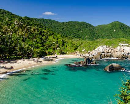 Plage dans le Parc Tayrona