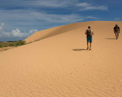 Rando sur les dunes à Punta Gallinas, Guajira