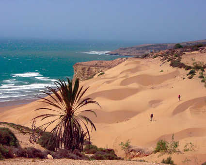 randonnée dunes côte atlantique maroc