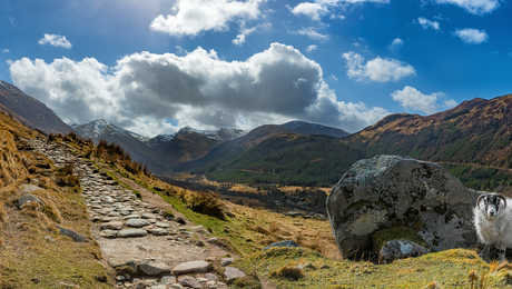 Ben Nevis dans les Highlands en Écosse