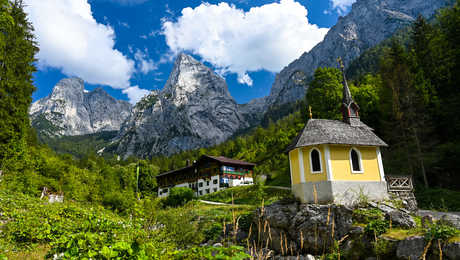 Cabane Alpine dans la vallée du Kaiser