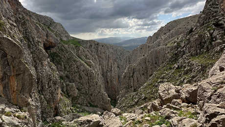Canyon dans les Gorges de Cimbar en Turquie