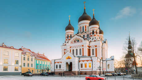 cathédrale Alexandre Nevski, Tallinn, Estonie