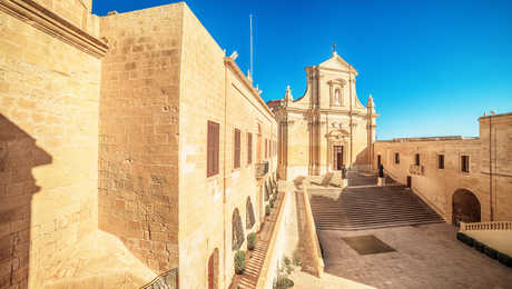 Cathédrale de l'Assomption à Victoria, île de Gozo, Malte