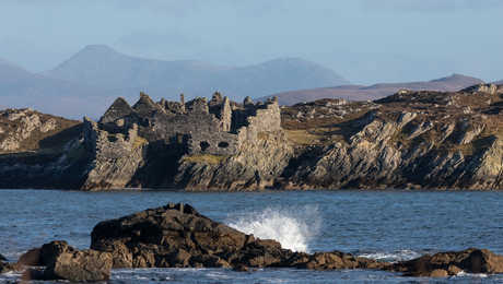 Château de Cromwell à Inishbofin en Irlande