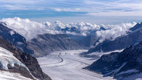 glacier Aletsch en Suisse