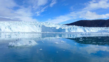 Glacier Eqi au Groenland