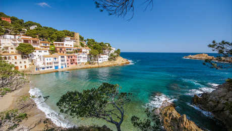 La cala Sa Tuna, Costa Brava , Espagne