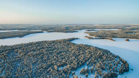 Laponie finlande en hiver