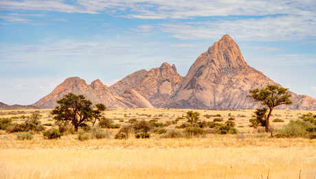 Massif montagneux du Spitzkoppe en Namibie