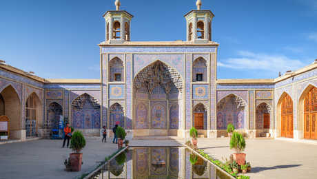 mosquée Nasir al-Mulk à Shiraz, Iran