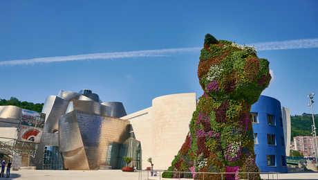 Musée Guggenheim à Bilbao dans le pays basque espagnol