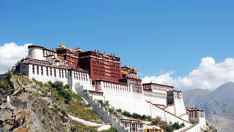 Palais du Potala à Lhassa au Tibet