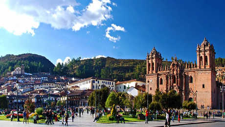 Plaza Mayor de Cuzco au Pérou