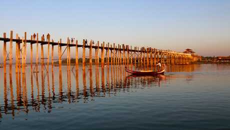 Pont d'U bein à Amarapura
