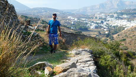 Randonnée à Paros, les sentiers muletiers, Cyclades