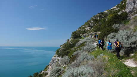 Randonnée dans le Gargano en Italie