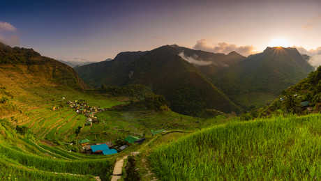 Rizières en terrasses de Banaue au nord de Luzon, aux Philippines