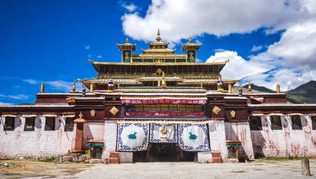 Samyé, monastère au Tibet