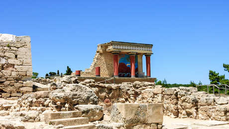 Site de Knossos en Crète