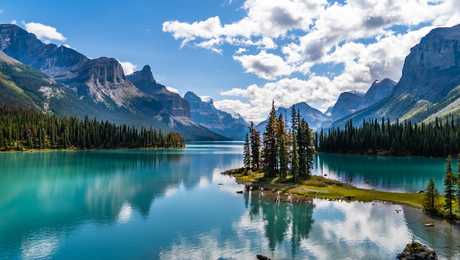 Spirit island, Jasper, Rocheuses canadiennes