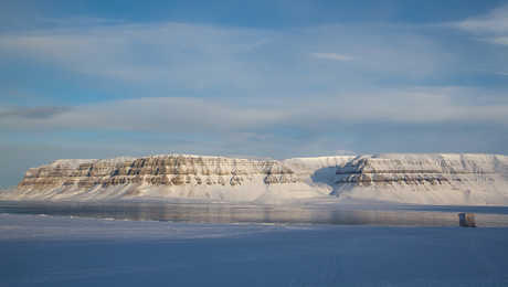 Spitzberg en hiver