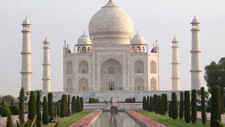 Taj-Mahal-à-Agra-en-Inde