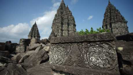 Le Temple de Prambanan, Java, Indonésie