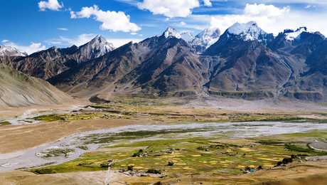 Vallée du Zanskar en Inde Himalayenne