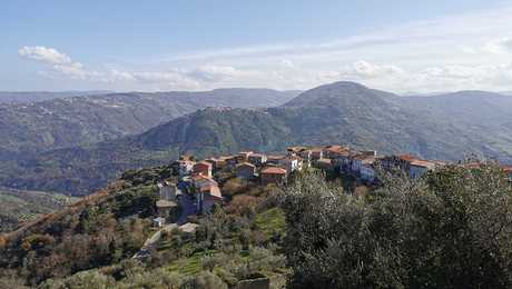 Village de Frazzanò en Sicile