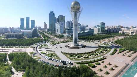 Ville d'Astana au Kazakhstan