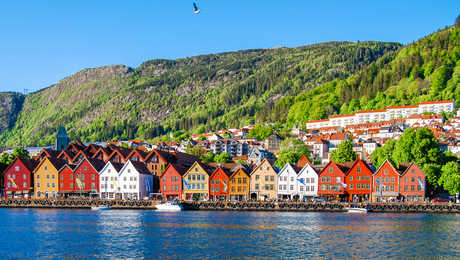 Ville de Bergen en Norvège du Sud