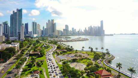 vue aérienne de Panama city