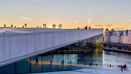 Vue de la ville d'Oslo en Norvège