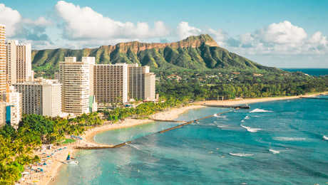 Vue sur Honolulu à Hawaï