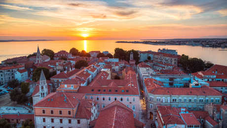 Zadar en Croatie