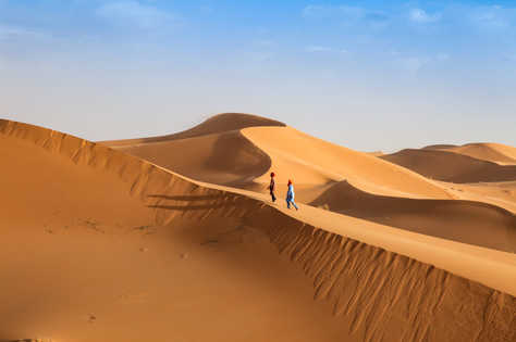 dunes de l'Erg Chebbi au Maroc