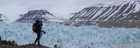 Maud Sevaux, guide arctique au Svalbard